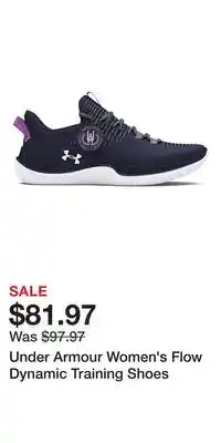 Sport Chek Under Armour Women's Flow Dynamic Training Shoes offer