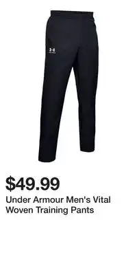 Sport Chek Under Armour Men's Vital Woven Training Pants offer