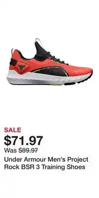 Sport Chek Under Armour Men's Project Rock BSR 3 Training Shoes offer