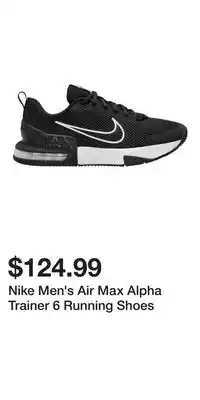 Sport Chek Nike Men's Air Max Alpha Trainer 6 Running Shoes offer