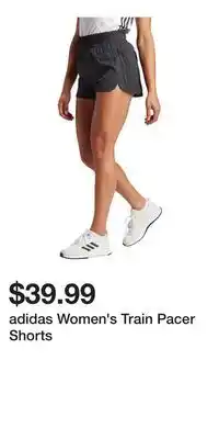 Sport Chek adidas Women's Train Pacer Shorts offer