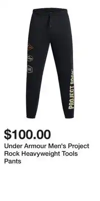 Sport Chek Under Armour Men's Project Rock Heavyweight Tools Pants offer