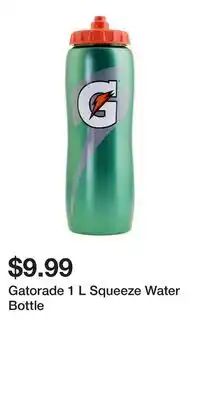 Sport Chek Gatorade 1 L Squeeze Water Bottle offer