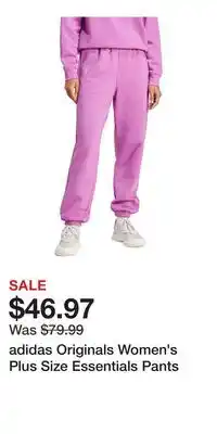 Sport Chek adidas Originals Women's Plus Size Essentials Pants offer