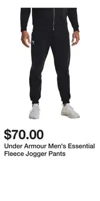 Sport Chek Under Armour Men's Essential Fleece Jogger Pants offer