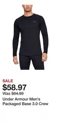 Sport Chek Under Armour Men's Packaged Base 3.0 Crew offer