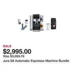 TSC Stores Jura S8 Automatic Espresso Machine Bundle offer