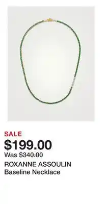 Holt Renfrew ROXANNE ASSOULIN Baseline Necklace offer