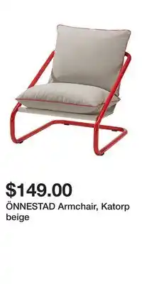 IKEA ÖNNESTAD Armchair, Katorp beige offer