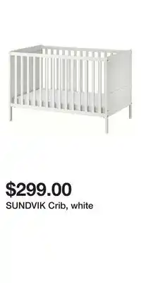 IKEA SUNDVIK Crib, white offer