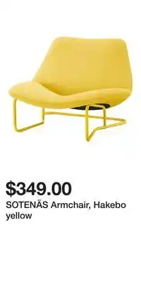 IKEA SOTENÄS Armchair, Hakebo yellow offer