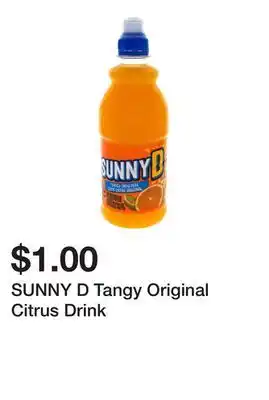 Dollarama SUNNY D Tangy Original Citrus Drink offer