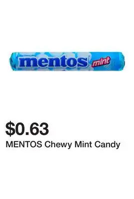 Dollarama MENTOS Chewy Mint Candy offer