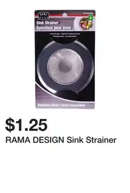 Dollarama RAMA DESIGN Sink Strainer offer