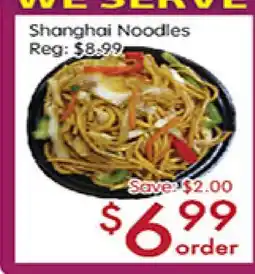 Sunny Food Mart Shanghai Noodles offer