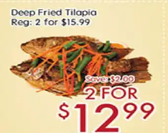 Sunny Food Mart Deep Fried Tilapia offer