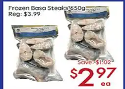 Sunny Food Mart Frozen Basa Steaks offer