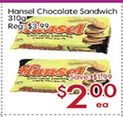 Sunny Food Mart Hansel Chocolate Sandwich offer