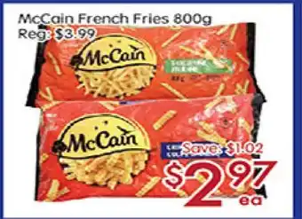 Sunny Food Mart McCain French Fries offer