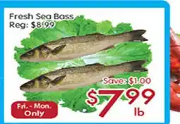 Sunny Food Mart Fresh Sea Bass offer