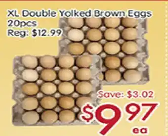 Sunny Food Mart XL Double Yolked Brown Eggs offer