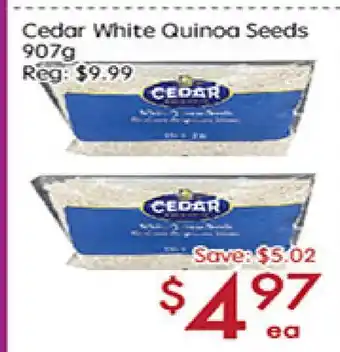 Sunny Food Mart Cedar White Quinoa Seeds offer