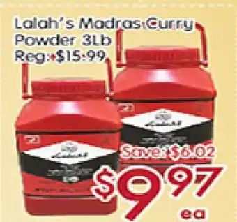 Sunny Food Mart Lalah's Madras Curry Powder offer