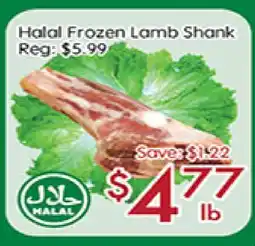 Sunny Food Mart Halal Frozen Lamb Shank offer