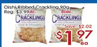 Sunny Food Mart Oishi Ribbed Crackling offer