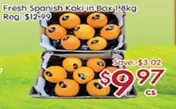 Sunny Food Mart Fresh Spanish Kaki in Box offer