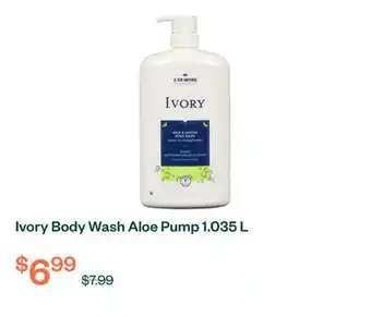 Voilà Ivory Body Wash Aloe Pump 1.035 L offer