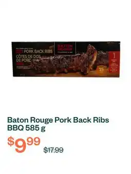 Voilà Baton Rouge Pork Back Ribs BBQ 585 g offer