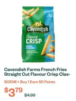 Voilà Cavendish Farms French Fries Straight Cut Flavour Crisp Classic 750 g (frozen) offer