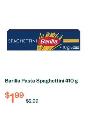 Voilà Barilla Pasta Spaghettini 410 g offer