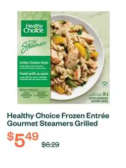 Voilà Healthy Choice Frozen Entrée Gourmet Steamers Grilled Chicken Pesto 301 g offer