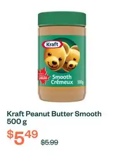 Voilà Kraft Peanut Butter Smooth 500 g offer