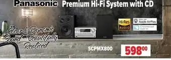 2001 Audio Video SCPMX800 premium Hi-Fi System with Cd offer