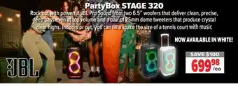 2001 Audio Video STAGE320 PartyBox STAGE 320 offer