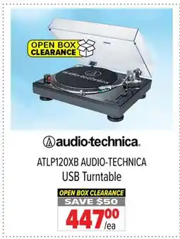 2001 Audio Video ATLP120XB USB Turntable offer