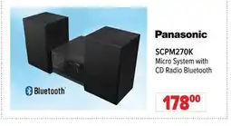 2001 Audio Video SCPM270K Micro System with CD Radio Bluetooth offer