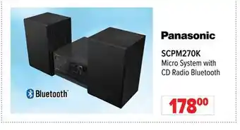 2001 Audio Video SCPM270K Micro System with CD Radio Bluetooth offer