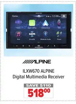 2001 Audio Video ILXW670 Digital Multimedia Receiver offer