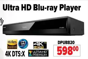 2001 Audio Video DPUB820 Ultra HD Blu-Ray Player offer