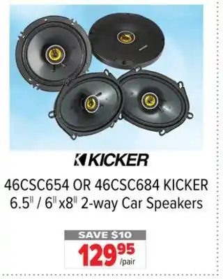 2001 Audio Video 46CSC654 6.5|| / 6|| x8|| 2-way Car Speakers offer