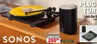 2001 Audio Video ERA100B TURNTABLE offer