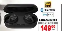 2001 Audio Video EAHAZ40M2EK True Wireless Headphones offer