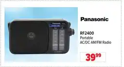 2001 Audio Video RF2400 Portable AC/DC AM/FM Radio offer