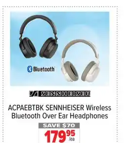 2001 Audio Video ACPAEBTBK Wireless Bluetooth Over Ear Headphones offer