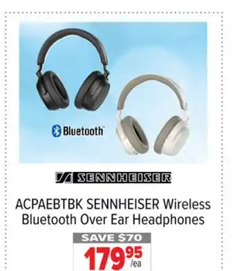 2001 Audio Video ACPAEBTBK Wireless Bluetooth Over Ear Headphones offer