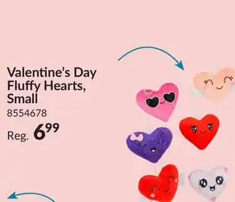 Party City Valentine's Day Small Fluffy Heart Décor/Gift, 6 Assorted Styles, Cotton, 5.9-in offer